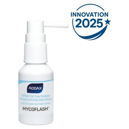 ADDAX MYCOFLASH Spray Pied d'Athlète - Anti-Fongique Efficace 25ml