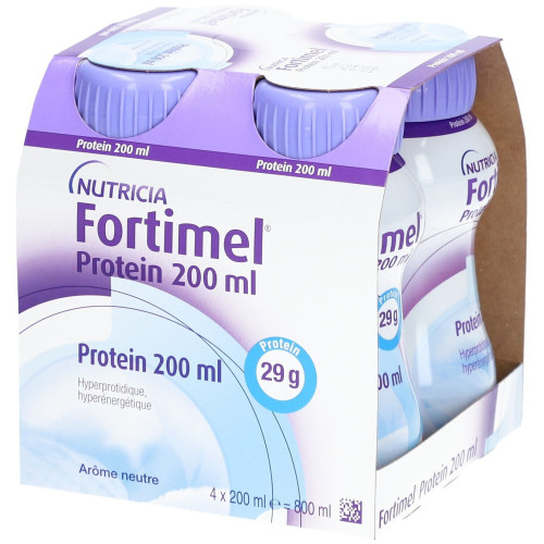 Fortimel Neutre 2.4 : Boisson protéinée pour dénutrition