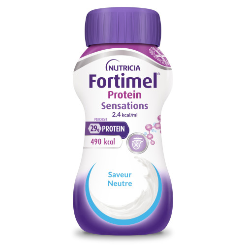 Fortimel Neutre 2.4 : Boisson protéinée pour dénutrition
