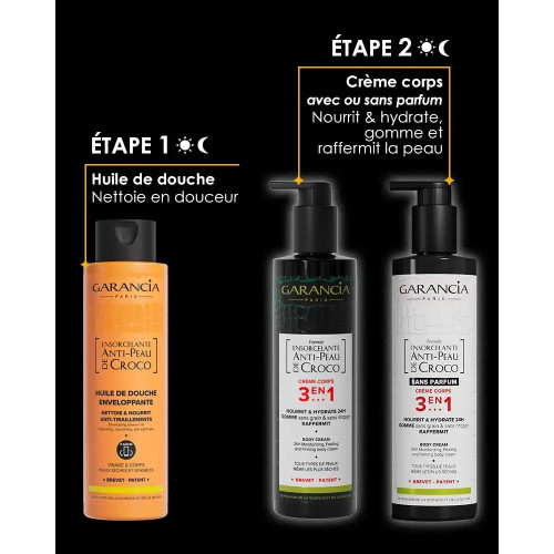 Huile Douche Garancia : Douceur & Confort Anti-Tiraillements - 400ml