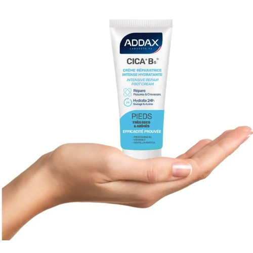 Crème ADDAX Pieds Abîmés : Réparation 3J + Hydratation 48h