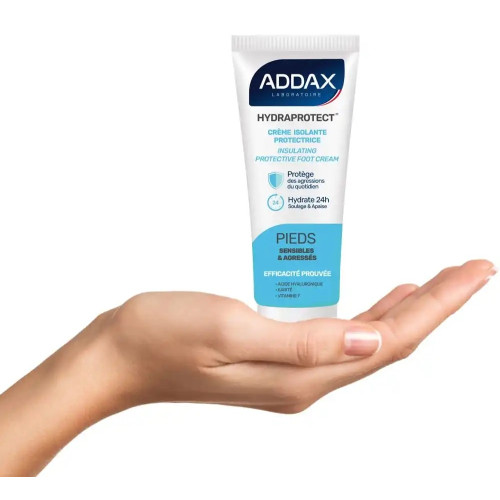 Crème ADDAX Pieds HydraProtect : 48h Hydratation & Protection