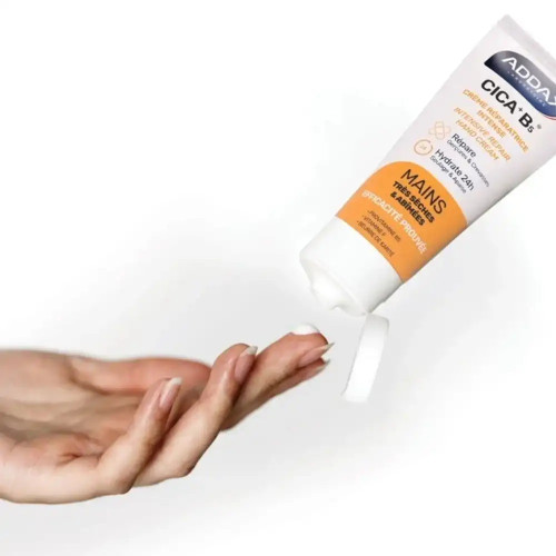 ADDAX Crème Mains Réparatrice CICA+B5 - Hydratation 48h