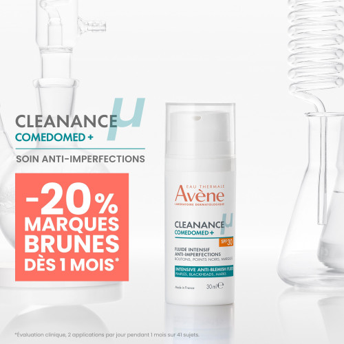 AVENE Comedomed+ SPF30 : Fluide Anti-Boutons & Protection Solaire