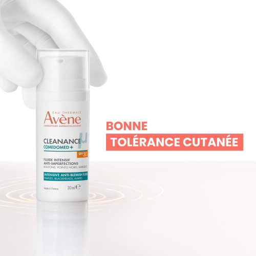 AVENE Comedomed+ SPF30 : Fluide Anti-Boutons & Protection Solaire