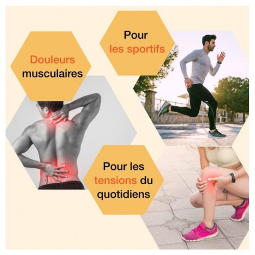 Patch Baume du Tigre Anti-Douleur : Soulagement Froid 6h - 3 Patchs