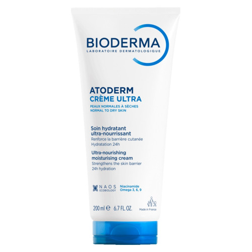 Bioderma Atoderm Crème Ultra : Hydratation 24h pour peaux sensibles