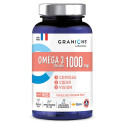 Granions Oméga 3 1000mg : 60 caps - Soutien cœur & cerveau