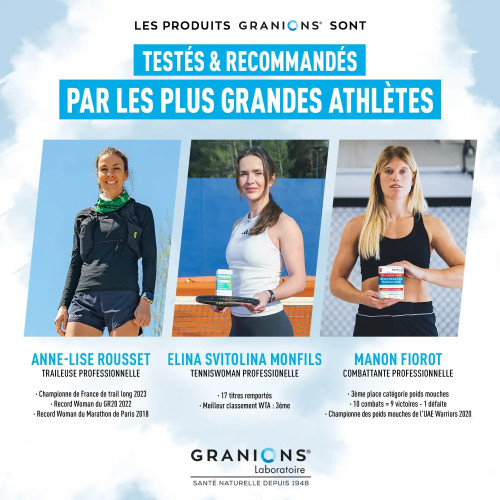 Granions Oméga 3 1000mg : 60 caps - Soutien cœur & cerveau