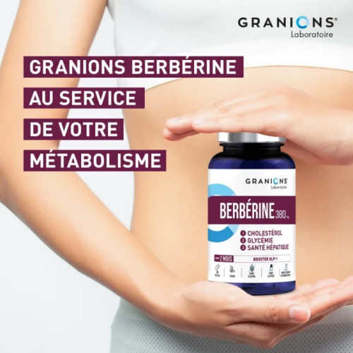 Berbérine Granions 380 mg : Équilibre glycémie & cholestérol