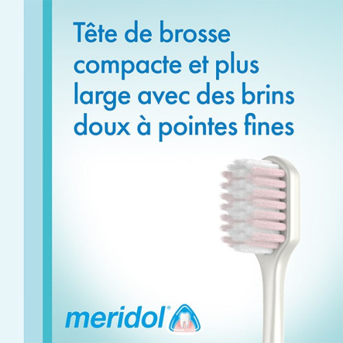 Brosse à dents Meridol : Souplesse pour gencives sensibles