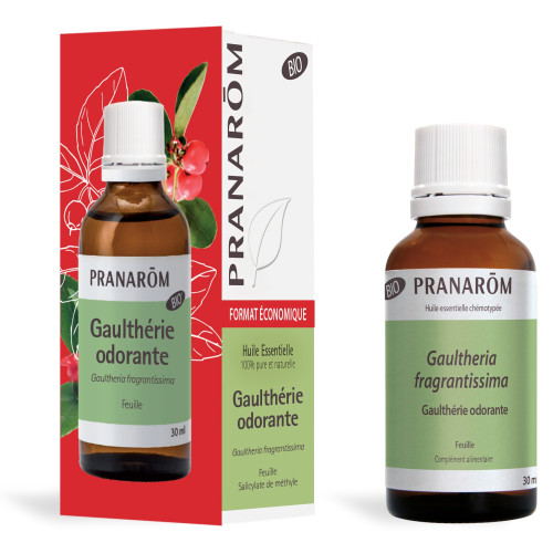 Huile Essentielle Gaulthérie Bio - Pranarôm 30ml | Soulagement Naturel