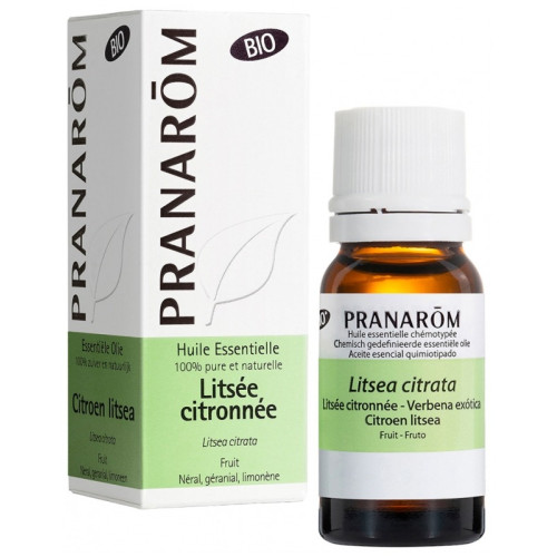 Litsée Citronnée Bio Pranarôm - 10ml - Anti-stress & Pure Naturelle