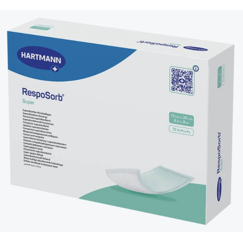 Pansements Hartmann Super Absorbants - 10 Unités | Plaies Exsudatives