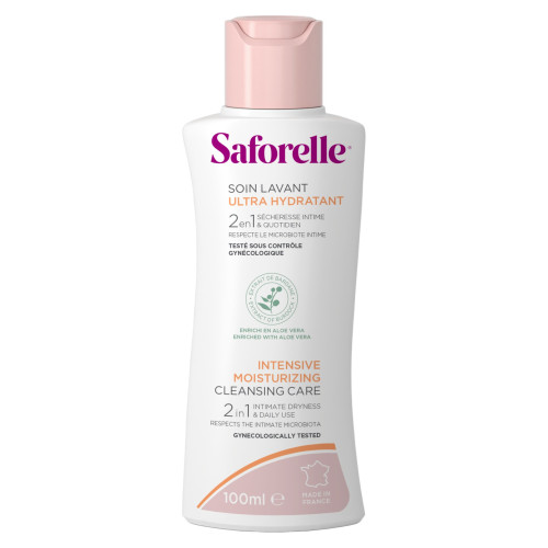 Soin Lavant Saforelle : Hydratation Ultra +35% - Peau Sèche & Irritée