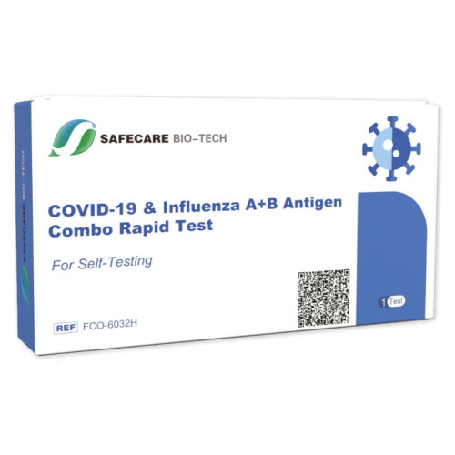 Autotest Covid-19 & Grippe Safecare : Détection rapide en 15 min