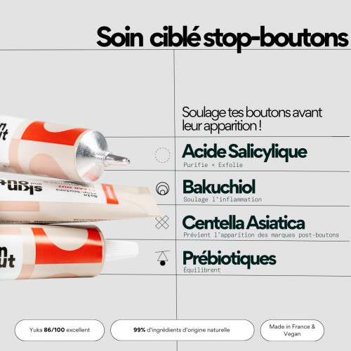 Soin Stop Boutons SKIN&OUT : Anti-inflammatoire et maturant