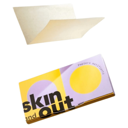 Papier matifiant SKIN&OUT - Effet velouté instantané