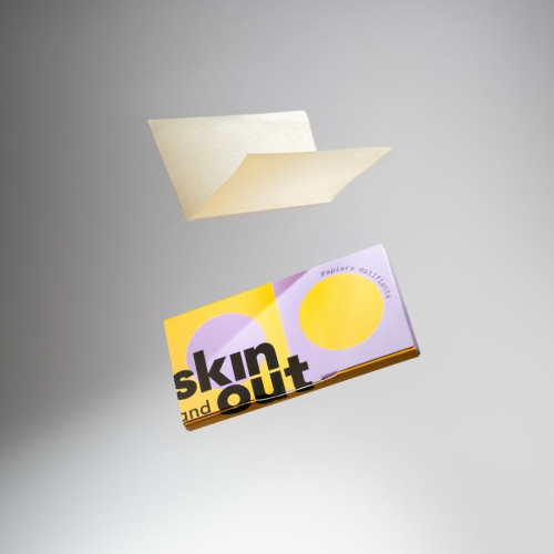 Papier matifiant SKIN&OUT - Effet velouté instantané