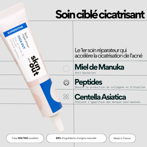Soin Réparateur CICA OUT : Cicatrise & Apaise les Boutons Percés