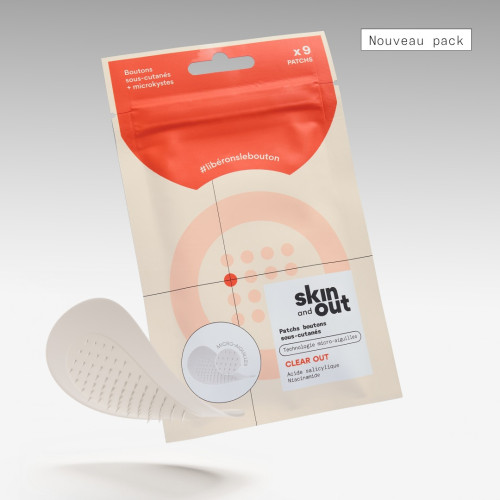 Skin&Out Patchs Stop Boutons : Solution anti-boutons sous-cutanés