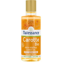 Huile Carotte Bio Natessance - Nourrit & Illumine la Peau