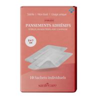 Pansements Adhésifs Non Tissés 5 x 7 cm 10 Pansements
