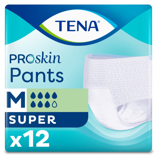 Culottes TENA ProSkin SUP : Protection anti-fuites jour/nuit, taille M