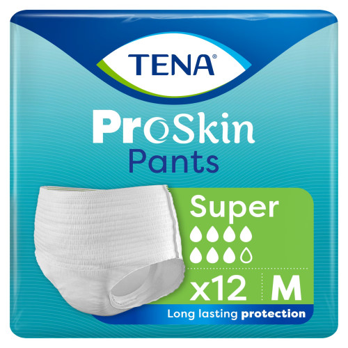 Culottes TENA ProSkin SUP : Protection anti-fuites jour/nuit, taille M