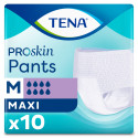 TENA Slip ProSkin : Protection 100% fuites, peau saine - Lot de 10