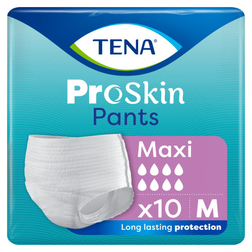 TENA Slip ProSkin : Protection 100% fuites, peau saine - Lot de 10