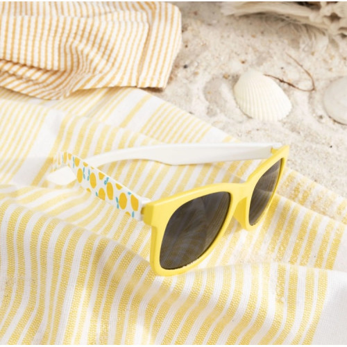 Lunettes sol enfants 1-3 ans LUC ET LEA - Protection UV 100% citron