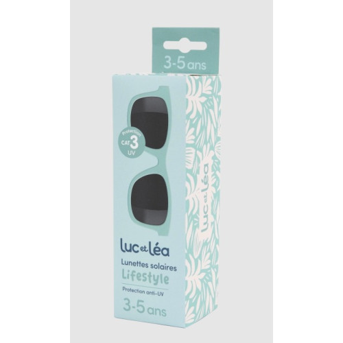 Lunettes sol LUC ET LEA 3-5 ans : Protection UV max & sécurité enfant