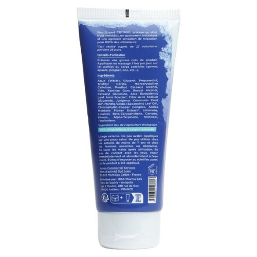 Gel Cryogel IBSA : Récupération sportive avec effet froid et apaisant