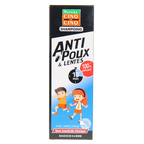 CINQ SUR CINQ Natura Shampooing Anti Poux + Lentes-7448 CINQ SUR CINQ Natura Shampooing Anti Poux + Lentes-7448