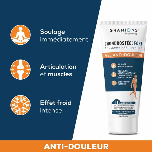 Gel Chondrostéo+ Fort : Soulagement articulaire rapide Granions