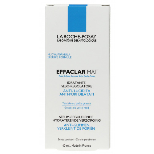 La Roche Posay Effaclar Mat 40mL - Hydratant Matifiant Longue Durée