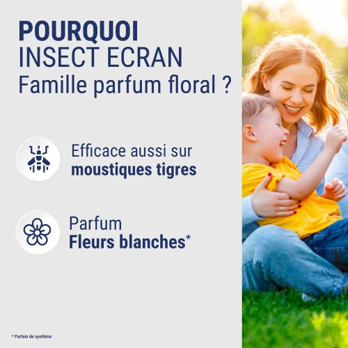 Répulsif Floral 8h - Insect Ecran | Dès 12 Mois - 100ml