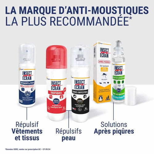 Répulsif Floral 8h - Insect Ecran | Dès 12 Mois - 100ml