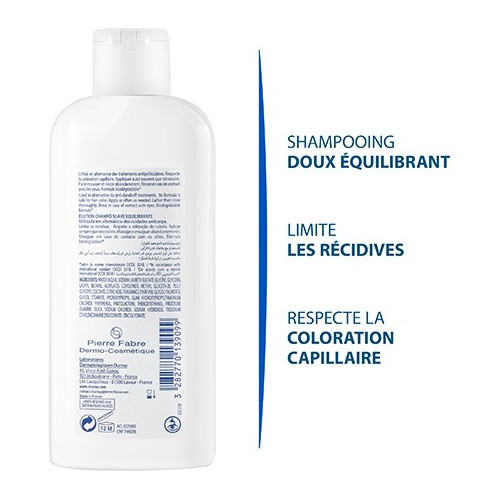Shampooing Ducray Kelual : apaise & hydrate le cuir chevelu fragile