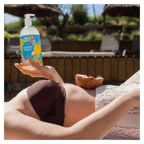 Gel Douche Sorbet Coco MKL - 1L, Fraîcheur & Douceur Naturelle