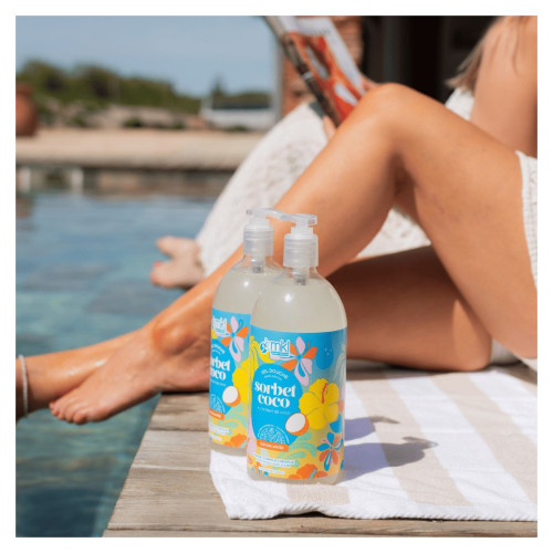 Gel Douche Sorbet Coco MKL - 1L, Fraîcheur & Douceur Naturelle