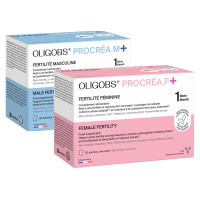 OLIGOBS Procréa F+M+ : Duo Fertilité Homme & Femme - 60 Sachets