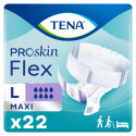 TENA FLEX MAXI Protec : Absorption ultra forte, 3700 ml, Sac/22