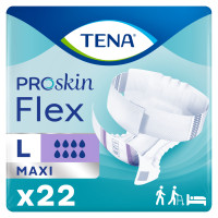 TENA FLEX MAXI Protec : Absorption ultra forte, 3700 ml, Sac/22
