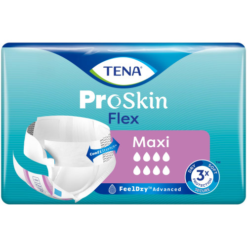TENA FLEX MAXI Médium : Absorption Maxi, Confort & Sécurité - Sac/22