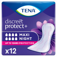 TENA Lady Protège-Nuit Adhésive : 12h anti-fuites, peau sèche