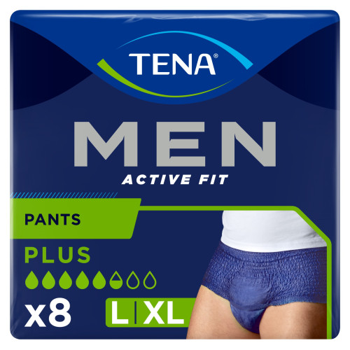 TENA Protec Urinaire Homme L - Absorption 1010ml, 8 Sacs