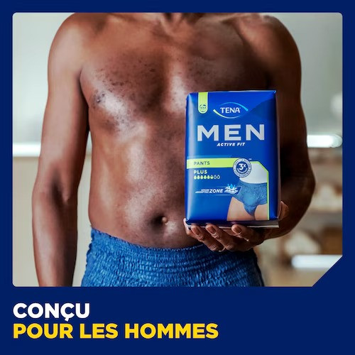 TENA Protec Urinaire Homme L - Absorption 1010ml, 8 Sacs
