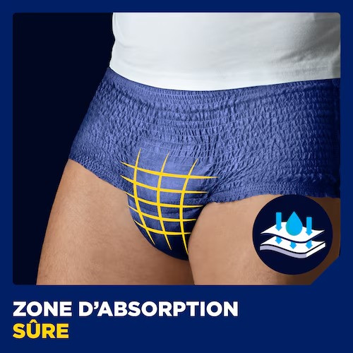 TENA Protec Urinaire Homme L - Absorption 1010ml, 8 Sacs